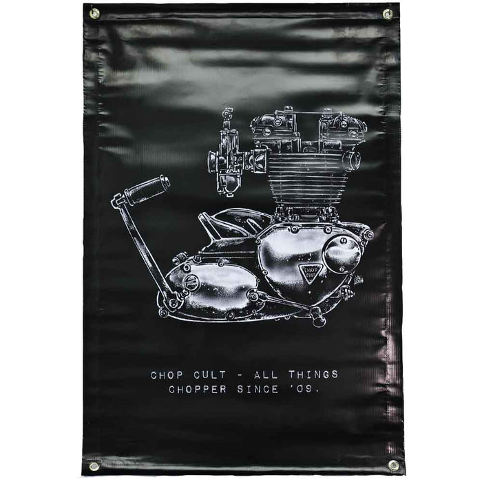 ChopCult Unit Triumph Engine Banner