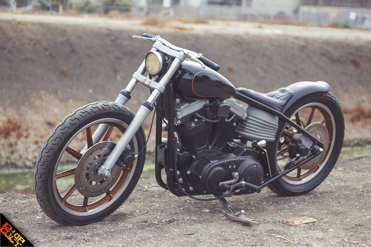 Custom hardtail sportster bobber