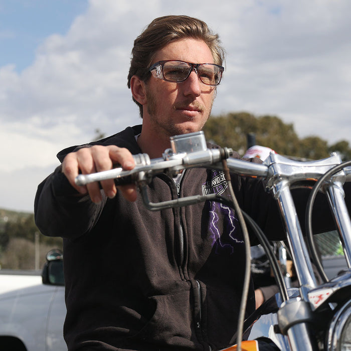 Rets - Remy Z87+ Motorcycle Riding Glasses - Rust