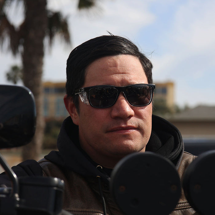 Rets - Remy Z87+ Motorcycle Riding Sunglasses - Black - Tinted