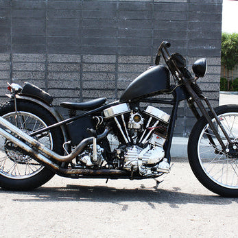 Custom panhead motorcycle
