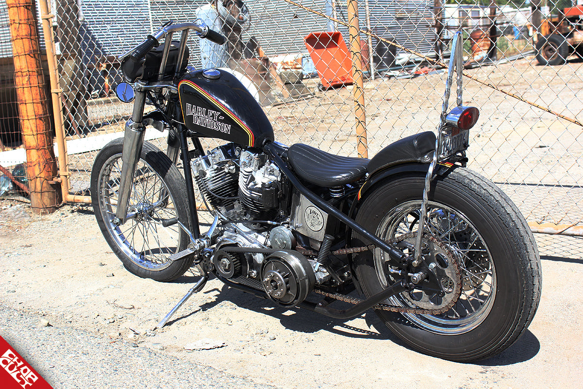 Shovelhead motorcycle b side