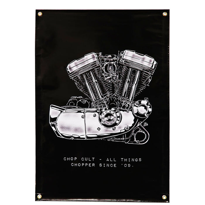 ChopCult Evolution Sportster Engine Banner