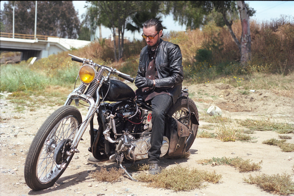 A photo of Dan Collins on his bike