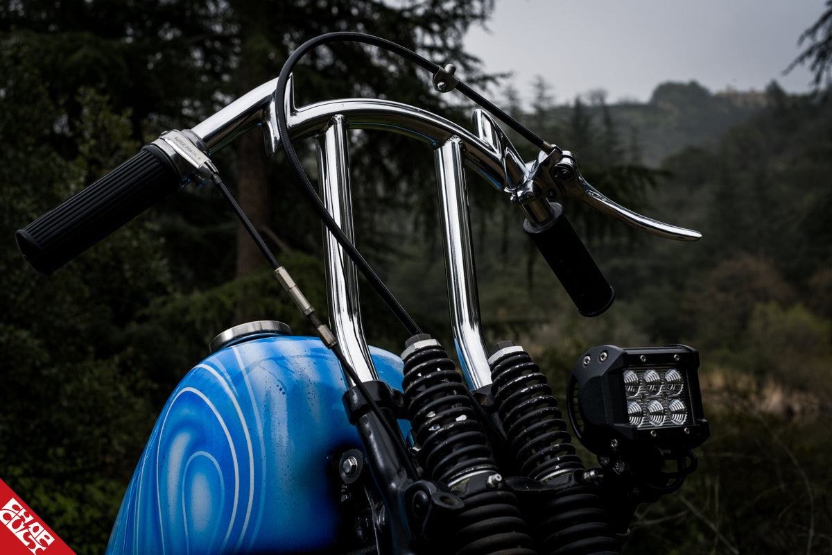 Panhead motorcycle handlebars