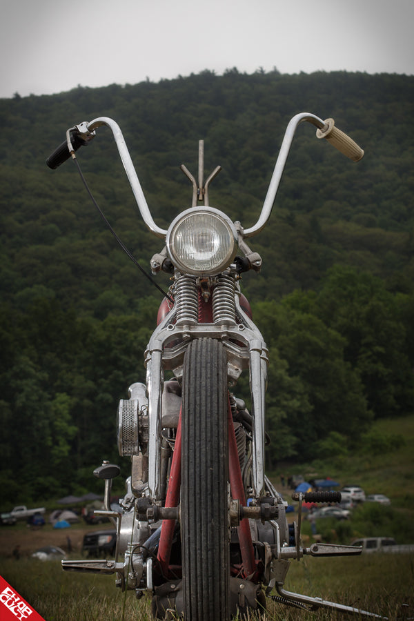 Shovelhead motorcycle front