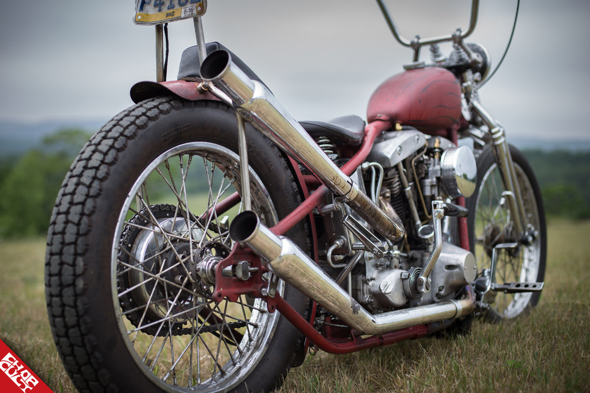 Shovelhead motorcycle exhaust