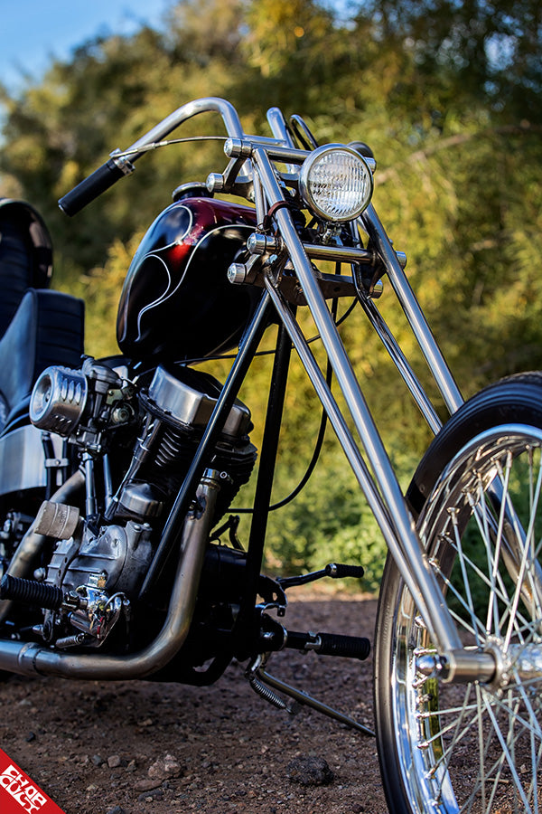 Panhead motorcycle handlebars