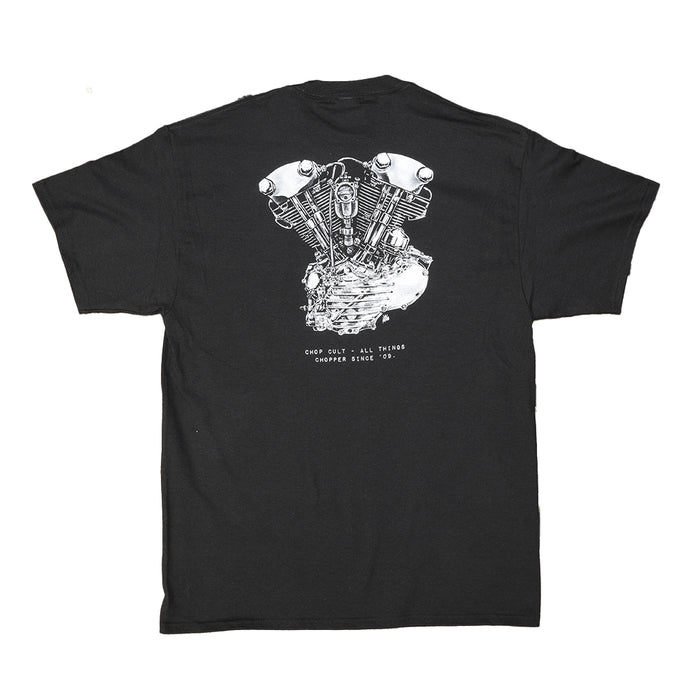 Chopcult Knucklehead shirt on WhiteBackground