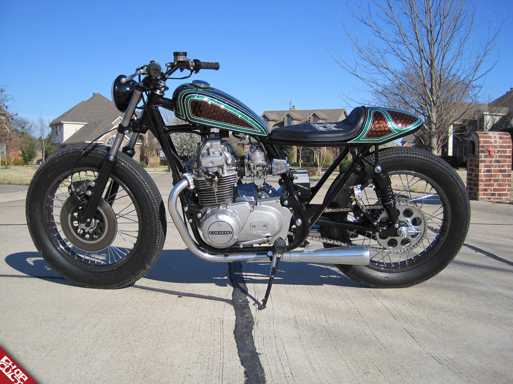 The finished bike after all modifications were made