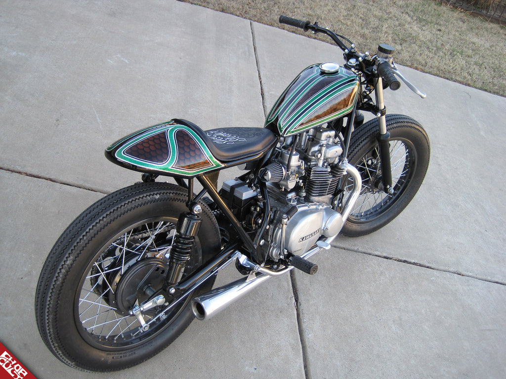 An image of the finished bike seat