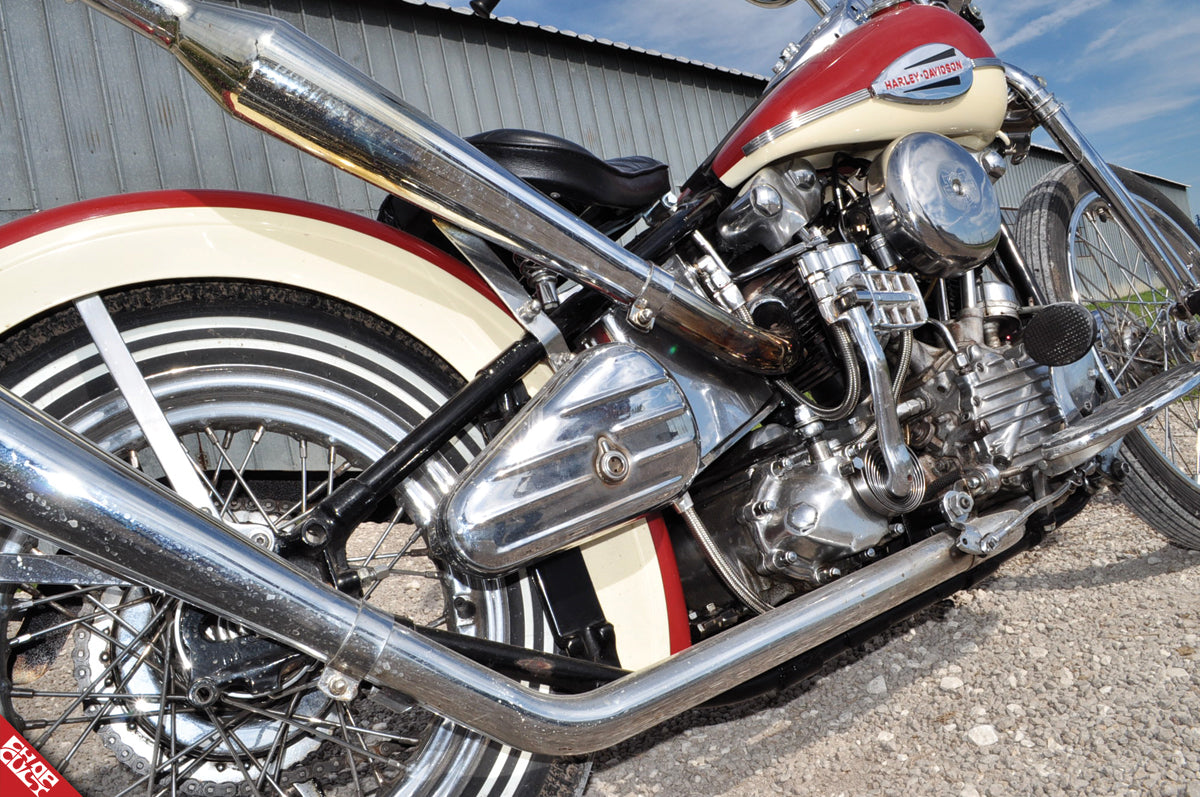 A photo displaying the bike's front wheel