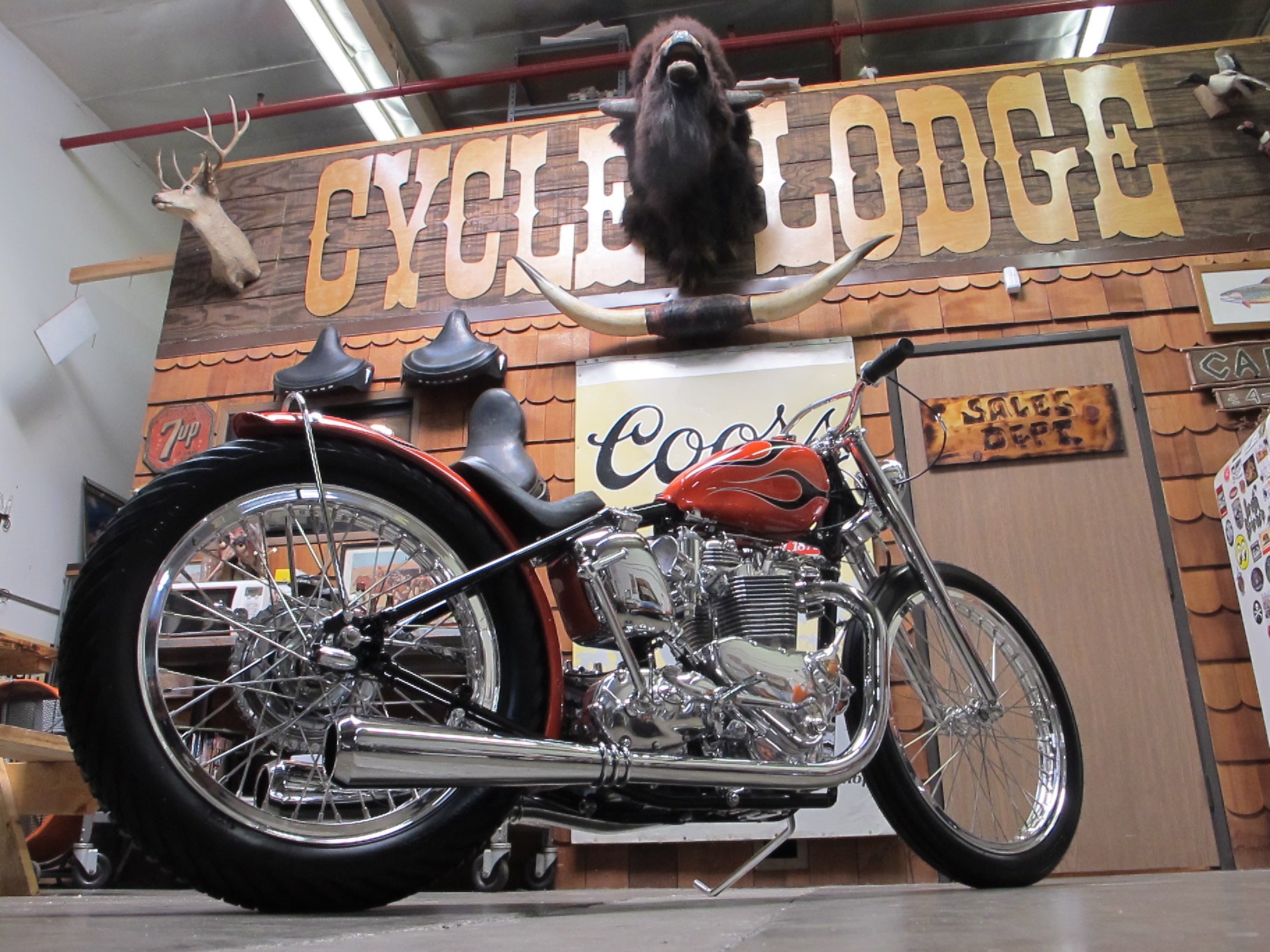 Full angled side view of the bike