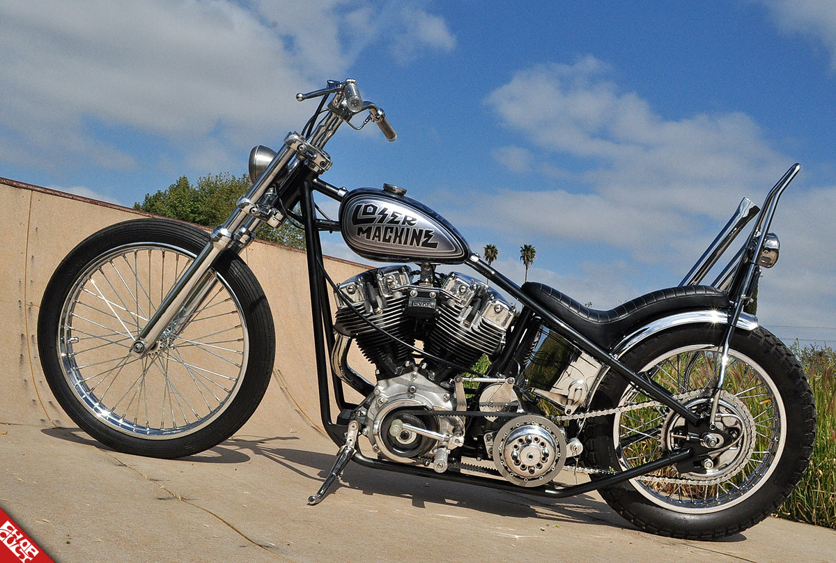 Shovelhead motorcycle b side