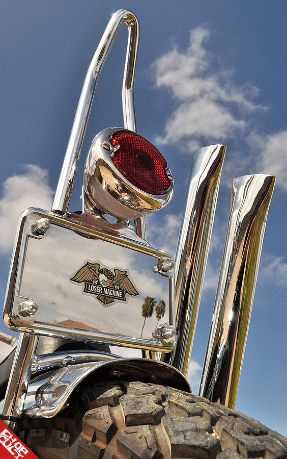 Shovelhead motorcycle taillight