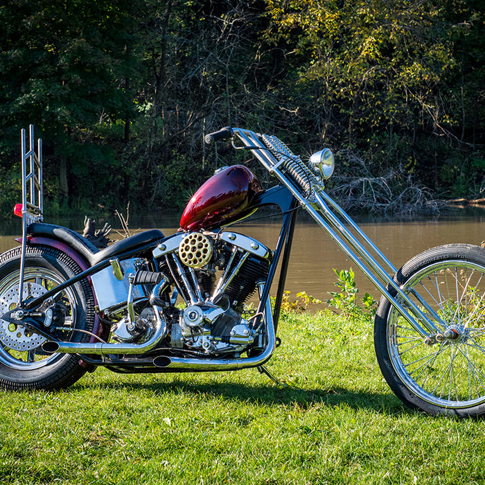 Shovelhead motorcycle