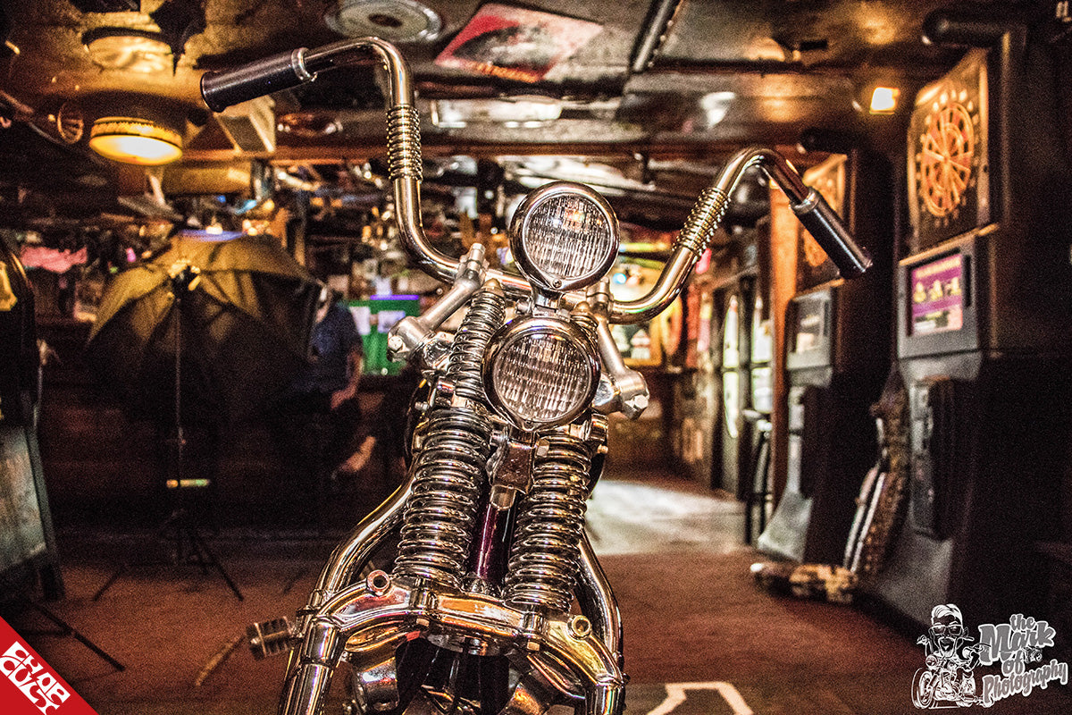 Panhead motorcycle headlights