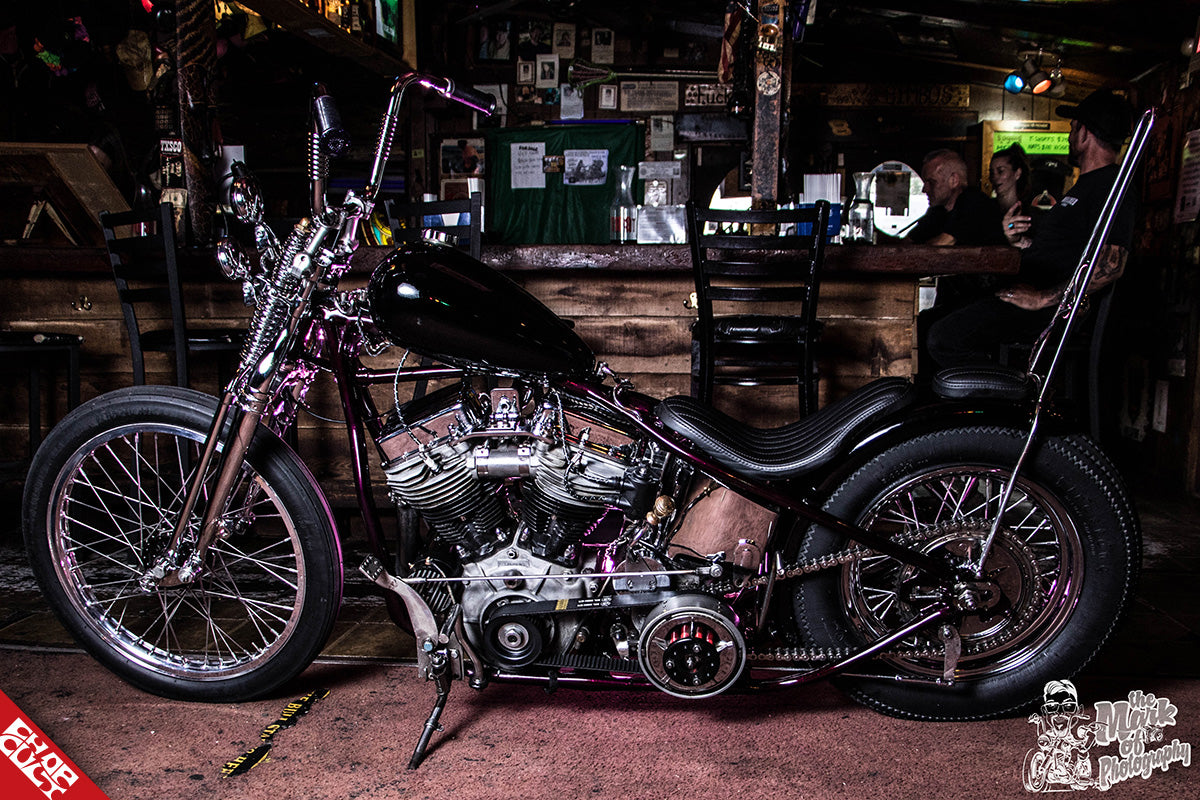 Panhead motorcycle b side