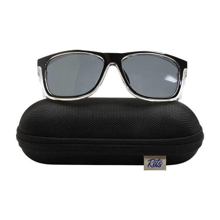 Rets - Remy Z87+ Motorcycle Riding Sunglasses - Black - Tinted