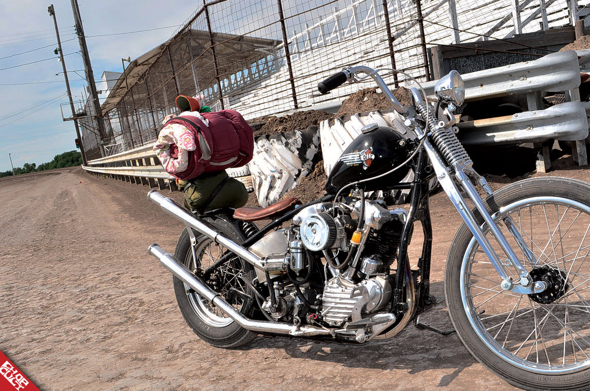 An angled view of the bike from the bike's right