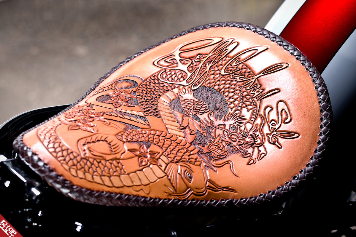 Custom motorcycle seat