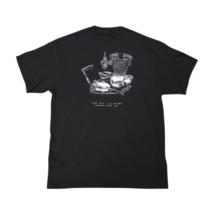 ChopCult Unit Triumph Engine T-Shirt