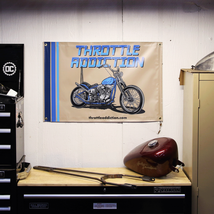 Blue Panhead Shop Banner